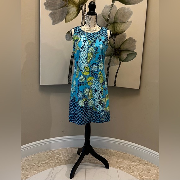 Lilly Pulitzer Dresses & Skirts - Lilly Pulitzer Stephanie Koi Fish Shift Dress – Size 4 Like New!